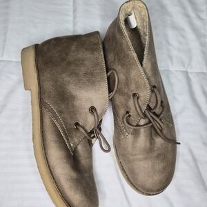 Rock & Candy Tan Suede Boots